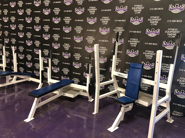 Buy Nebula Olympic Racked Bench Set Incline Decline Flat