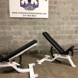 Precor Icarian Super Benches 0-90 Degree Adjustable On Wheels