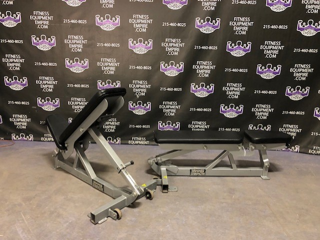 Buy Hammer Strength 0 90 Adjustable Platinum Benches On Wheels