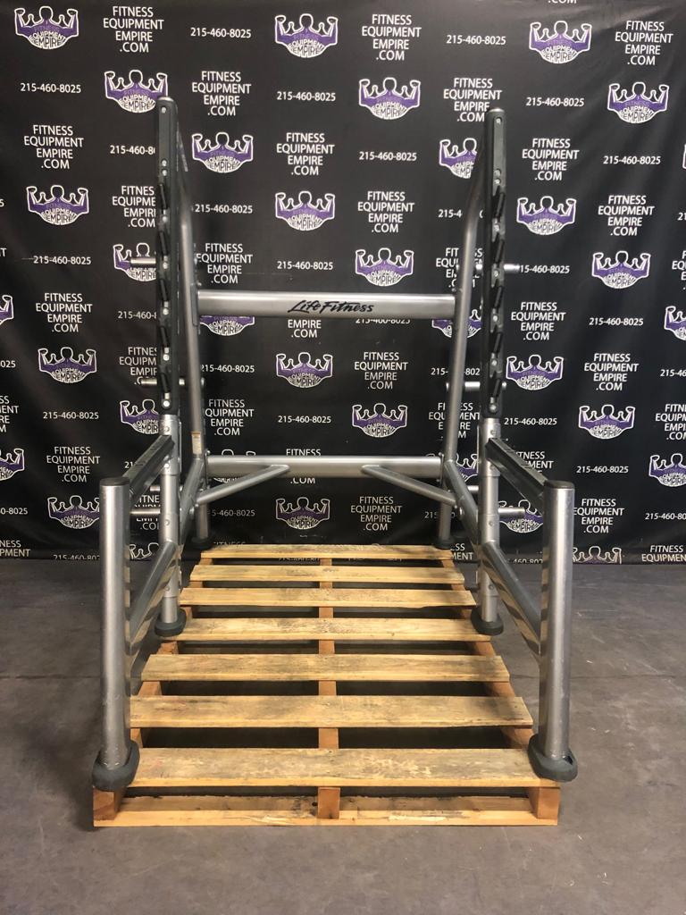 Buy Life Fitness Signature Series Platinum Squat Rack Online Fitness