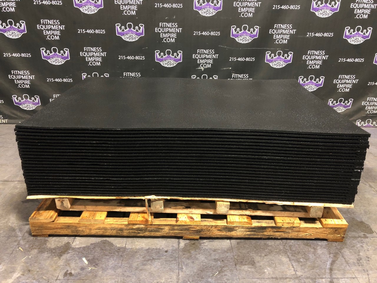 Buy BRAND NEW Commercial Gym Mat Flooring w/Pebbled Grip Surface 6×4’ 3