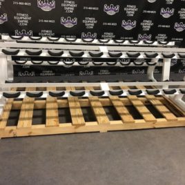 Precor Icarian Prostyle Dumbbell Saddle Rack Matching Pair – Refurbished