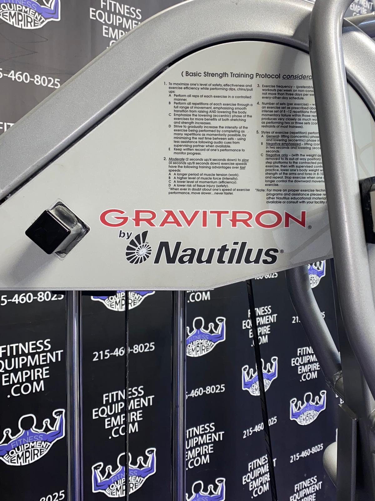 Buy Nautilus Nitro Gravitron Assisted & Body Weight Dip & Pullup Combo