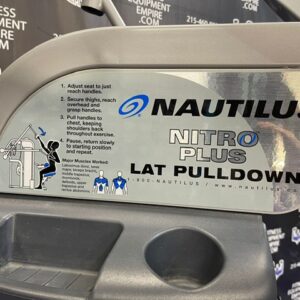 Buy Nautilus Nitro Plus Lat Pulldown Online Fitness Equipment Empire