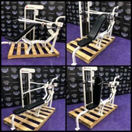 Quantum Triple Press Combo Machine – Incline – Flat – Military