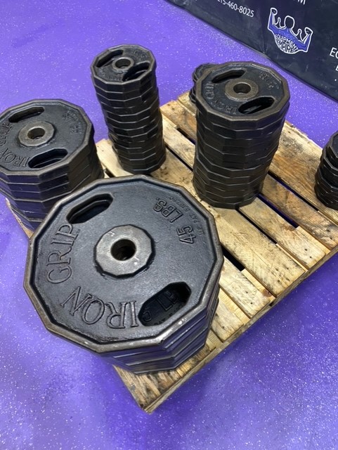 Iron Grip Rubber Plates (USED) - Primo Fitness