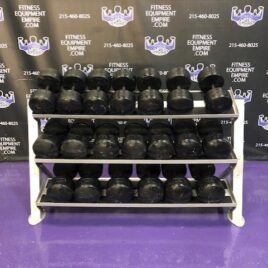 York Iron Dumbbell Set 105-150 lbs.