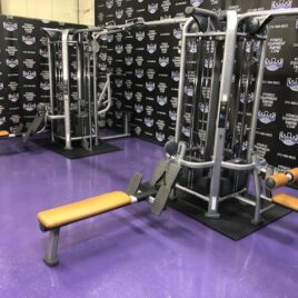 Life Fitness Signature Series MJ8 Dual Adjustable Pulley 8 Station Jungle Gym w/Assisted Dip & Pull-up – 2019 Model LIKE NEW