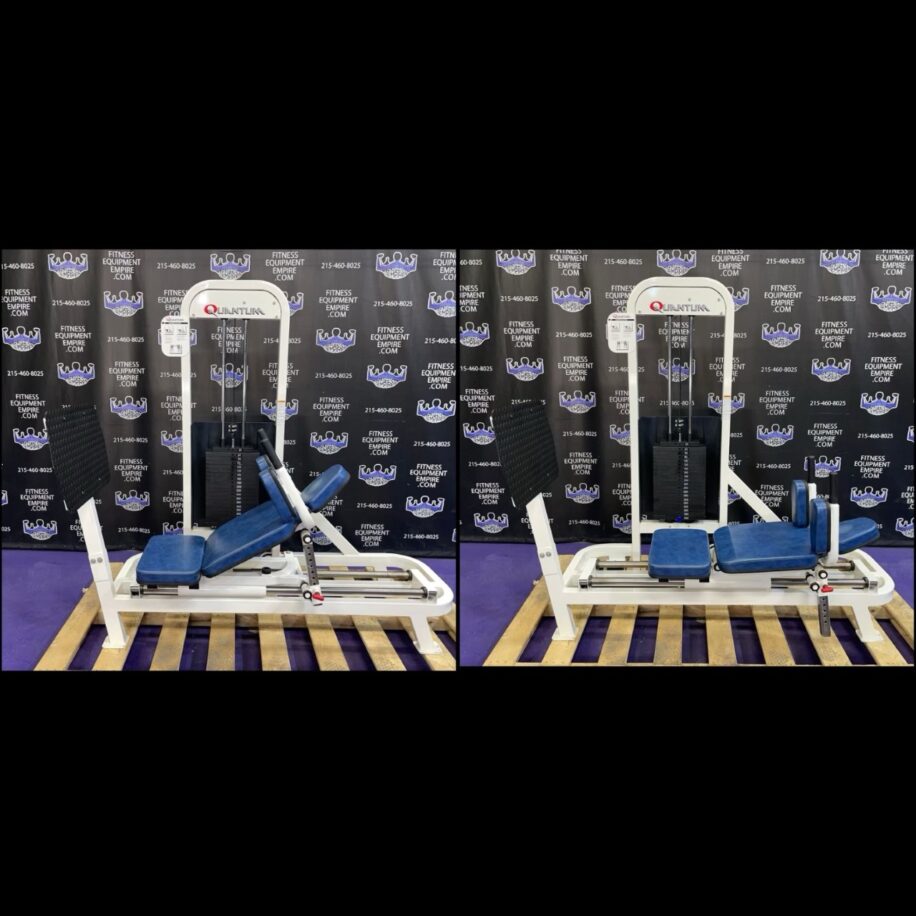 Buy Quantum Horizontal Leg Press w/400 lb. Stack Black Upholstery