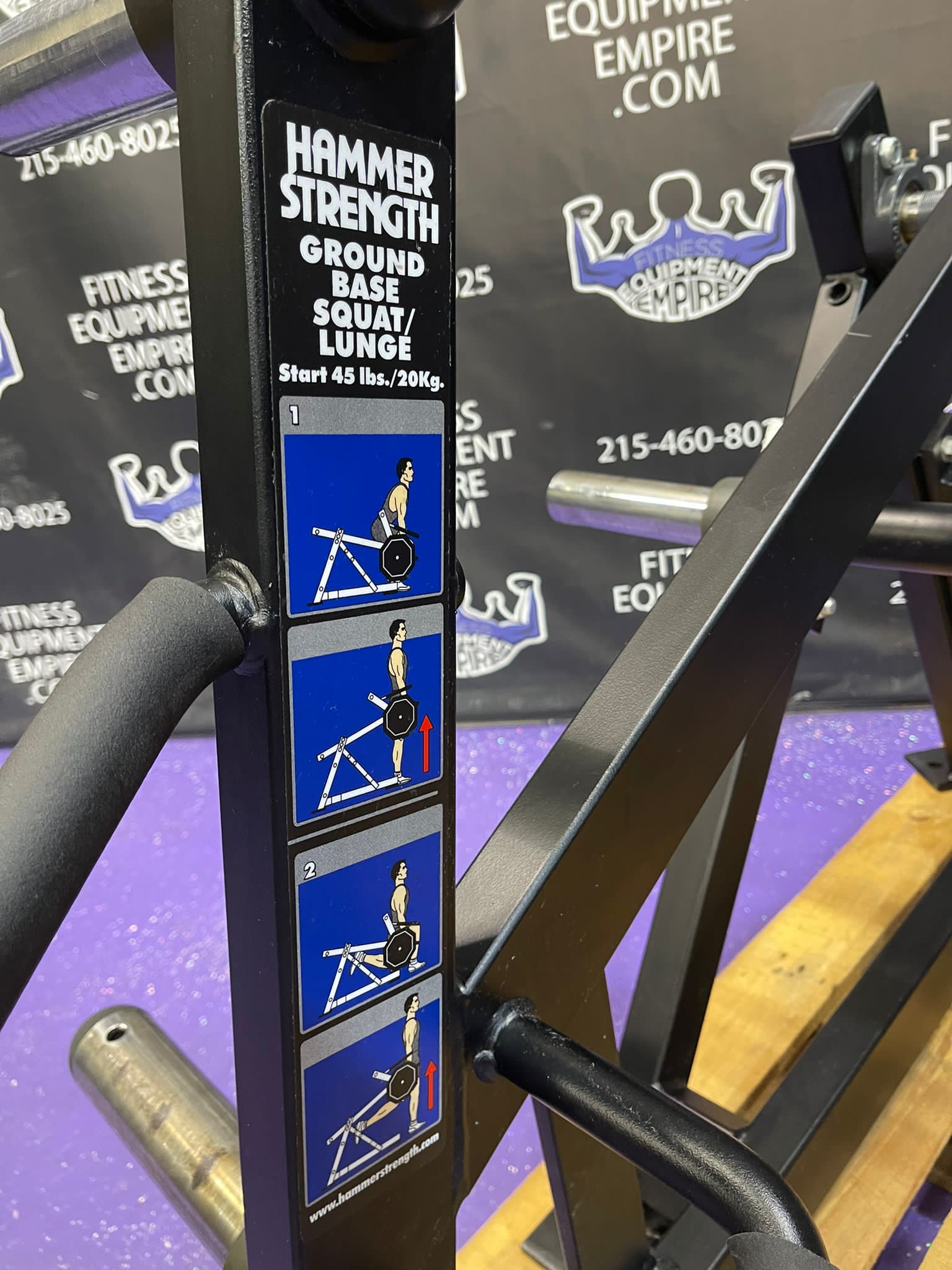 Buy Hammer Strength Ground Base Deadlift Shrug Squat Lunge Row Combo