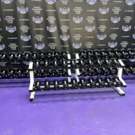 UMAX URETHANE DUMBBELL SET w/Half Sizes 5-100 + 12.5 – 47.5 2,580 lb.