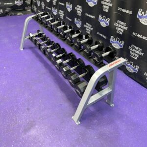 Life Fitness Urethan-Hantel 4,5 Kg – Ergonomischer Griff & Anti-Roll-Design (einzelne Hantel)