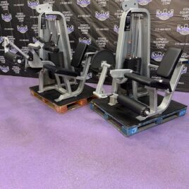 Precor Icarian Leg Extension & Seated Leg Curl Matching Pair – Compact & Super Clean