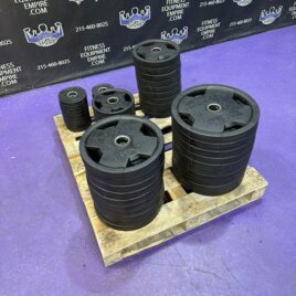Hammer Strength Olympic Plate Lots – Super Clean