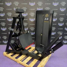 FreeMotion Epic Seated Adjustable Leg Press – Squat Press w/500 lb. Stack -DEMO – MINT