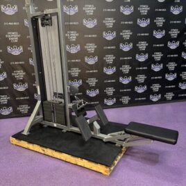 Hammer Strength HD Elite Platinum Low Cable Row  300 Lb Stack w / Retractable Bench – Space Saver